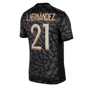 Paris Saint-Germain Lucas Hernandez #21 Rezervni Dres 2023-24 Kratak Rukavima